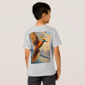 風を越えて舞う翼 Tシャツ (裏面フル)