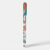 風アンティークフローラミニチュア・モノグラムの寓意書 Case-Mate iPhoneケース (裏面 / 右)