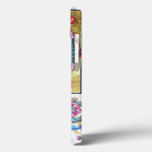 風アンティークフローラミニチュア・モノグラムの寓意書 Case-Mate iPhoneケース (裏面 / 左)