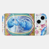 風アンティークフローラミニチュア・モノグラムの寓意書 Case-Mate iPhoneケース (裏面 (横))