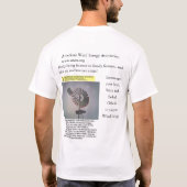 風カエネルギーのお祝いのTシャツ Tシャツ (裏面)