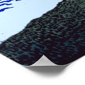 風カラフル朝澄ん山富士ジャパン ポスター (角)