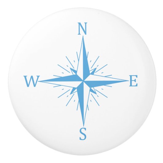 風コンパス セラミックノブ (正面)