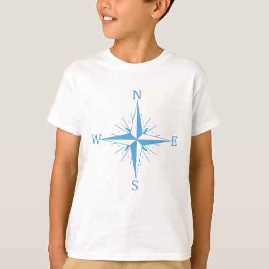 風コンパス Tシャツ (正面)