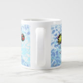 風サンタクロース靴下 ジャンボコーヒーマグカップ (裏面)