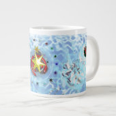 風サンタクロース靴下 ジャンボコーヒーマグカップ (正面右)