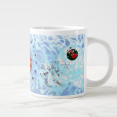 風サンタクロース靴下 ジャンボコーヒーマグカップ (右)