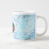 風サンタクロース靴下 ジャンボコーヒーマグカップ (右)