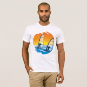 風サーフィンTシャツ Tシャツ (正面フル)