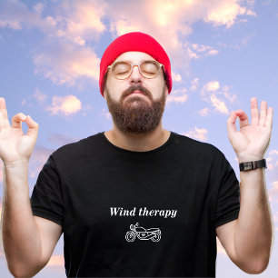 風セラピーオートバイTシャツ Tシャツ