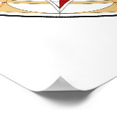 風バラコンパスバラバイジョルジュ・デ・アギアル1492 ポスター (角)