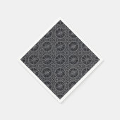 風バラコンパスパターン スタンダードカクテルナプキン (角)