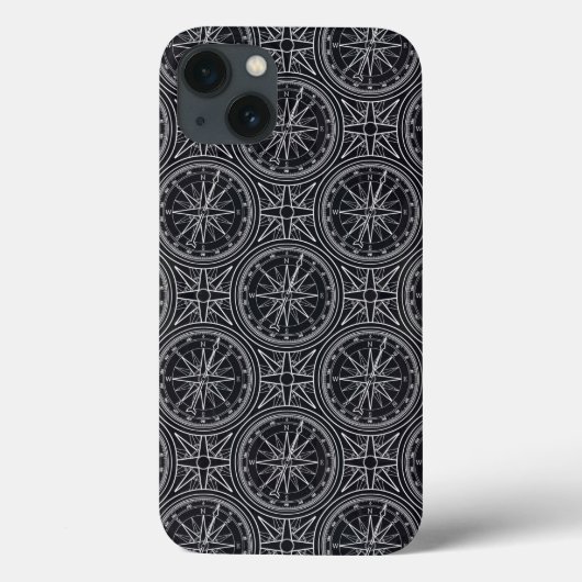 風バラコンパスパターン Case-Mate iPhoneケース (裏面)