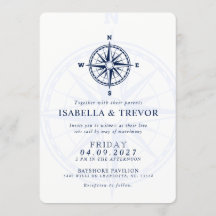 風バラ航海のウェディング招待