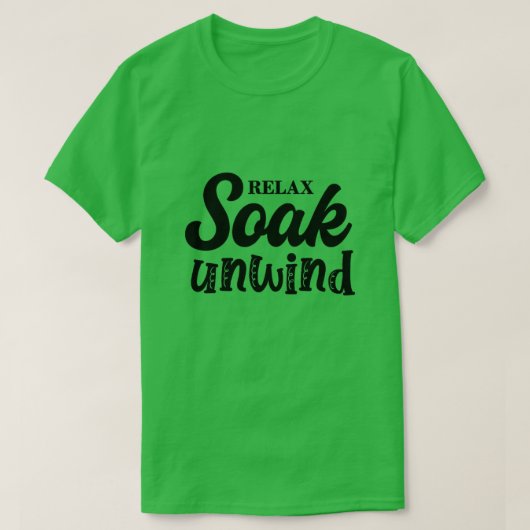 風リラックスを抜く Tシャツ (デザイン正面)