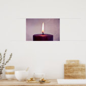 ~風上で燃えるロウソクにすぎない~ ポスター (キッチン)