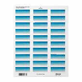 風下ビーチ | TurksとCaicosの写真 ラベル (フルシート)