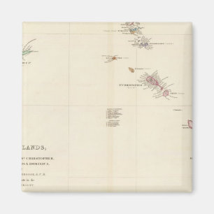 風下諸島図 マグネット