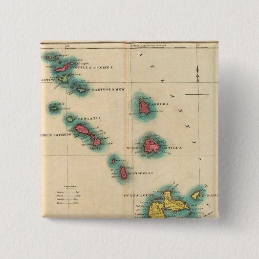 風下諸島 缶バッジ (正面)