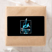 風中毒のサーファー ラベル (インサイチュ)