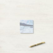 風光明媚なアイスブルー自然ポストイットノート ポストイット (デスク上)