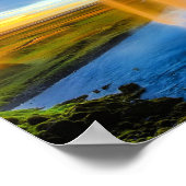 風光明媚なアイスランド、スコガフリー写真ワ ポスター (角)