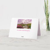 風光明媚なアイルランドのグリーティングカード シーズンカード (裏面)