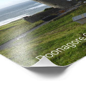 風光明媚なアイルランドDoonagore城壁ポスター フォトプリント (角)