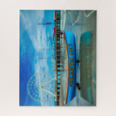 風光明媚なアトランティックシティボードウォーク ジグソーパズル (縦)