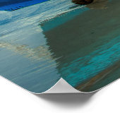 風光明媚なアトランティックシティボードウォーク ポスター (角)