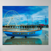 風光明媚なアトランティックシティボードウォーク ポスター (正面)