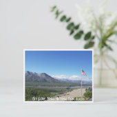 風光明媚なアメリカのはがき：アラスカ、デナリ ポストカード (スタンド正面)