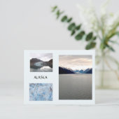 風光明媚なアラスカポストカード ポストカード (スタンド正面)
