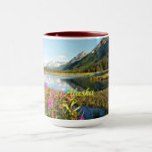 風光明媚なアラスカ マグカップ (中央)