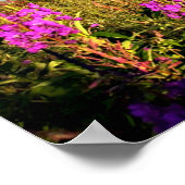 風光明媚なアラスカ、ラベル ポスター (角)