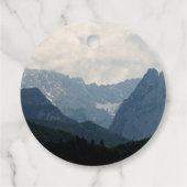 風光明媚なアルパインマウンテンズ自然結婚写真 フェイバータグ (裏面)