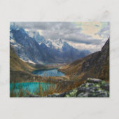 風光明媚なアルパイン山脈の写真 ポストカード (正面)