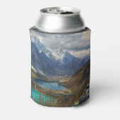 風光明媚なアルパイン山脈の写真 缶クーラー (缶裏面)
