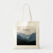 風光明媚なアルパイン山脈の自然写真 トートバッグ (正面)