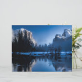 風光明媚なイエローストーンウィンタースクラップブック紙 (スタンド正面)