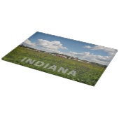 風光明媚なインディアナファーム カッティングボード (角)