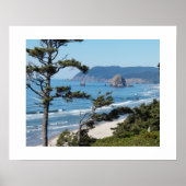 風光明媚なオレゴン州シースケープフォト ポスター (正面)