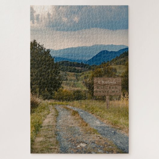 風光明媚なカントリーサイドマウンテンロードマイミーパズル ジグソーパズル (縦)