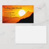 風光明媚なキリスト教教会の名刺 名刺 (正面/裏面)
