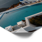 風光明媚なギリシャ旅行 ポスター (角)