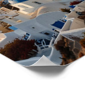 風光明媚なギリシャ旅行 ポスター (角)