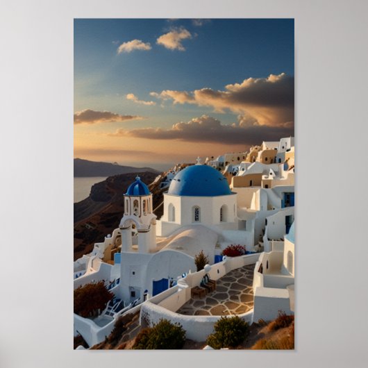 風光明媚なギリシャ旅行 ポスター (正面)