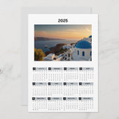 風光明媚なギリシャ表示カレンダー プログラム (正面/裏面)