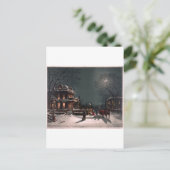 風光明媚なクリスマス シーズンポストカード (スタンド正面)