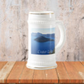 風光明媚なクレーターレイク国立公園フォトビアスタイン ビールジョッキ